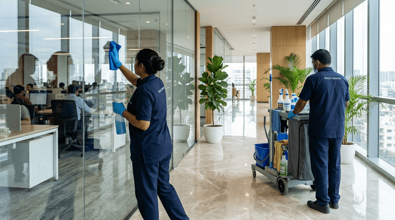 SIV facility team deployed inside a modern corporate office
